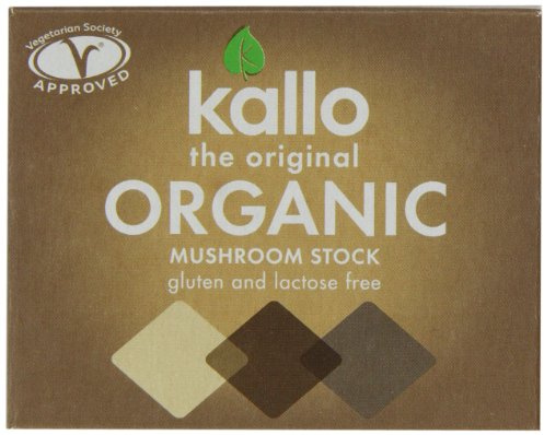 Kallo Organic Mushroom Stock Cubes 66 g (Pack of 5)