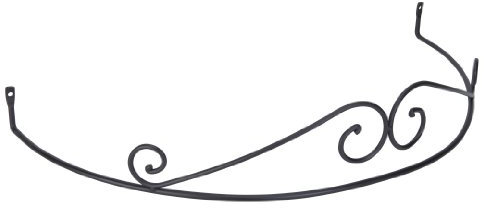 DécoProfi Betthimmel, Rundbogen für Himmelbett, Baldachin, schwarz, Stahl geschmiedet