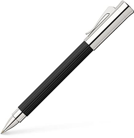 Graf von Faber-Castell 141570 - Tintenroller Tamitio Schwarz, mit schnell-trocknender Tinte, 1 Stück