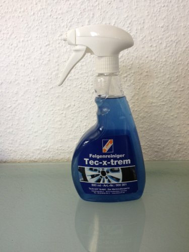 TECHNOLIT Felgenreiniger Tec-x-trem 500 ml, Leichtmetall Alu Stahl Chrom Felge, Flugrostentferner