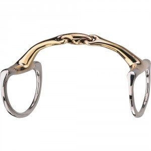 SPRENGER DYNAMIC RS Unterlegtrense aus Sensogan 14 mm mit Edelstahl Ringen