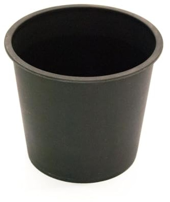 Elegant Einrichten Kunststoffeinsatz rund konisch D34xH31cm schwarz