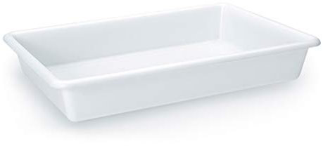 PLASTIC FORTE, Bandeja para hosteleria, Blanco, 6 litros, Hosteleria