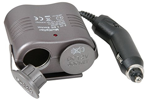 kenable Dual 12V Car Cigarette Lighter Power Socket 2 way Splitter Cable Lead