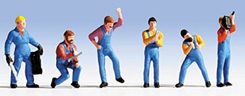Noch - 15108 - Modélisme Ferroviaire - Garagistes - 6 Figurines