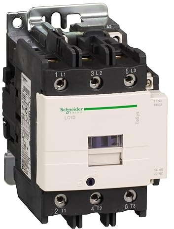 Schneider Electric, TeSys D contactor - 3P(3 NO) - AC-3 - <= 440 V 80 A - 110 V AC 50/60 Hz coil, LC1D80F7