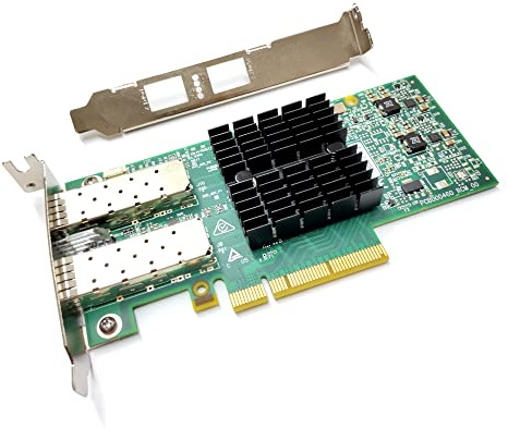 Mellanox ConnectX-3 PCIe x8 NIC 10 Gigabit 10GBe SFP+ Dual Port Server CX312A