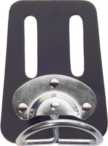 JOB Hammerhalter aus Leder mit Metallbügel/Hammerbügel f. Dachdecker, Zimmer und Handwerk