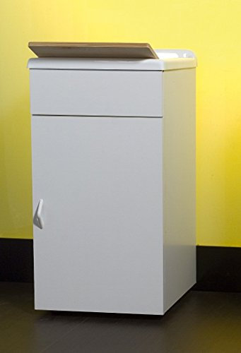 Bagno Italia Lavatoio Lavapanni da 45x85hx50 pilozza con 1 anta bianco con tavola in legno l