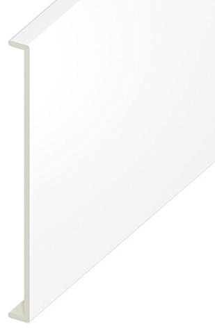 Fascia Boards 9mm 5M Length UPVC Eurocell Capping Boards White Various Sizes Options (450mm Double EndedCapping Board)