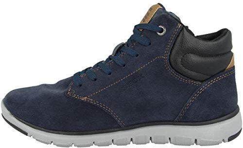 Geox J Xunday Boy A, Stivaletti Bambini e ragazzi, Blu/Nero (Navy/Black), 29 EU