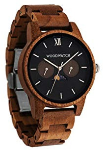 WoodWatch Maverick | Holzuhren für herren - armbanduhr holz männer Premium | Wood watch for man | umweltfreundliches Produkt, wir pflanzen 1 Baum für jede Uhr