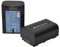 DSTE Lot de 2 Batteries de Rechange NP-FV50 compatibles avec Sony HDR-CX150E HDR-CX180E HDR-CX210E HDR-CX220 HDR-CX230 HDR-CX260V HDR-CX270E