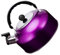 CUTICATE Stainless Steel Whistling Tea Coffee Kettle For Boat Camping Fishing Kitchen Gas - purple, as described