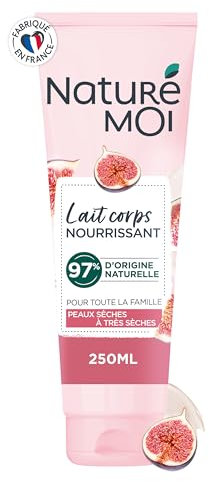 Naturé Moi - Latte corpo nutriente all'estratto di fico Bio di Provenza e Burro di Karité Bio - Nutre e ammorbidisce le pelli secche a molto secche - 250 ml