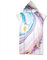 Surwin Badeponcho Strandtuch Herren Damen Surfen Wechseln Handtuch Poncho Mit Kapuze kompakt und sehr leicht Robe Bademantel Surfponcho für Strand Schwimmen Schnorchel (70 * 110cm,Pink Lila)