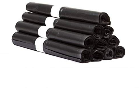 Sac Poubelle - Sacs Poubelle - Rouleau de Sac Poubelle - Sac poubelle Qualité Professionnelle - Sac Poubelle 110 L Noir - 75 microns - Carton de 100 Sacs
