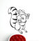 Eiszeit Eichhörnchen Scrat Cartoon Vinyl Wandaufkleber Für Kinder Schlafzimmer Zubehör Kindergarten Art Deco Aufkleber Poster Wallpaper 43X51
