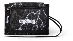 ergobag Brustbeutel Kleingeldfach, Sichtfenster Super ReflektBär - Schwarz