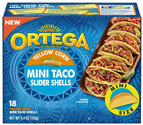 Ortega Mini Taco Slider Muscheln, 6 x 126 g