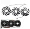 Youngran Graphics Card Fan PLD09210S12HH DC12V 0.40A 4Pin Compatible For MSI GeForce RTX 3060 RTX 3060 Ti RTX 3070 RTX 3080 RTX 3090 GAMING X TRIO leisurely (Blade Color : SET)
