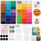 AMAYGA 9600 Cuentas para Planchar, 5 mm Cuentas de Hierro Fusibles 48 Colores Beads Kit Completo con Papel de Planchar, Beads Plantilla, DIY Manualidad para Fiesta ​Cumpleaños Niños