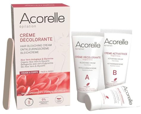 ACORELLE Bleichcreme, Gesicht und Körper, 2x30ml