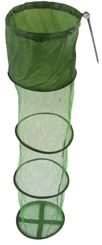 VBESTLIFE Cesto Pieghevole Portatile per Gabbia da Pesca, Accessori da Pesca