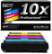 EuroPro XXL Toner im Set 10x kompatibel für HP Color Laserjet Pro M254 M280 M281 ersetzt CF540X CF541X CF542X CF543X 203X 203A