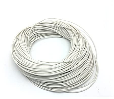 ICAMAS 1M Cavo di Riscaldamento in Gomma siliconica 5V 12V 24V 36V 48V Cavo di Riscaldamento Elettrico Fai da Te for Tappetino riscaldante Tappetino riscaldante (Size : 588 Ohm)