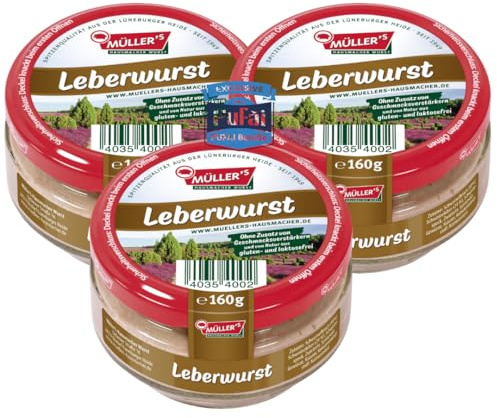 Leberwurst 160 Gramm X 3 STÜCK