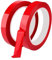 Qrity 2 Rollos Cinta de Película de Poliéster, 15mm x 66m Adhesiva Cinta, Cinta Adhesiva Aislante, Cinta para Marcadores, Cinta Rojo Autoadhesiva