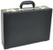 House of Luggage Faux Leather Attache Case Twin Combination Lock Briefcase Expandable Organiser HLG911 Black
