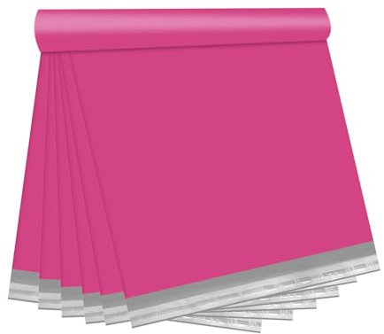 TRAEKESYI Pink Poly Mailers 14.5x19 Inch, 100 Pack,Shipping Bags
