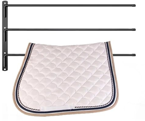 Teksome Sattelständer zur Wandmontage, Satteldeckenständer - Pferdegeschirr-Aufbewahrung, schwingender Deckenständer | Um 180 Grad ausschwenkbarer, robuster Schabrackenhalteraufsatz, Stabiler, gut