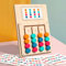 Farben Sortierspiel Holzpuzzle ab 3 Jahre Montessori Spielzeug Color Zuordnungsspiel Farben Holz Schiebepuzzle mit 12 Doppelseitige Karten & 24 Mustern Holz Puzzle ab 3 Jahre Geschenk