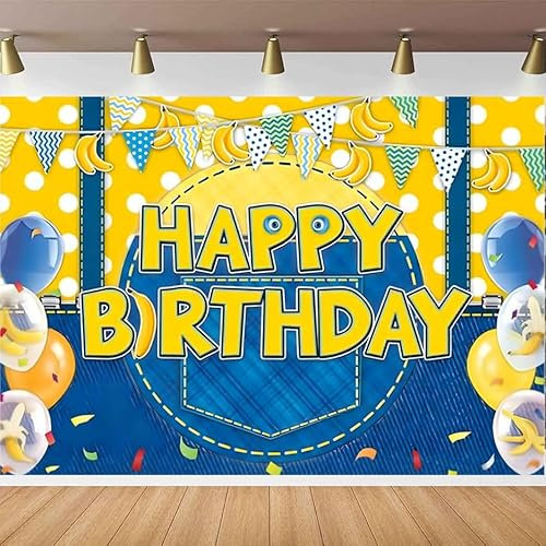 Fondo de Pancarta Amarilla para Fiesta de Cumpleaños Temática Amarilla Suministros de Decoración para Fotografías Amarillas Suministros de Fondo para Fotografías Amarillas