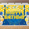 Fondo de Pancarta Amarilla para Fiesta de Cumpleaños Temática Amarilla Suministros de Decoración para Fotografías Amarillas Suministros de Fondo para Fotografías Amarillas