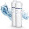 Aquaflow 2x Filtre pour système de filtration d'eau sous évier, filtre à eau réducteur de chlore, filtre à charbon actif, efficacité de réduction de chlore élevée 30 000 litres ou 6-12 mois
