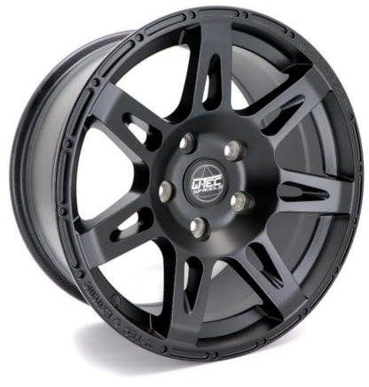 W-TEC WHEELS Extreme Black Edition 8,5x17 passend für Grand Cherokee WJ/WG (1999-2004) inkl. TÜV-Teilegutachten/Alufelge/Radlast 900 kg