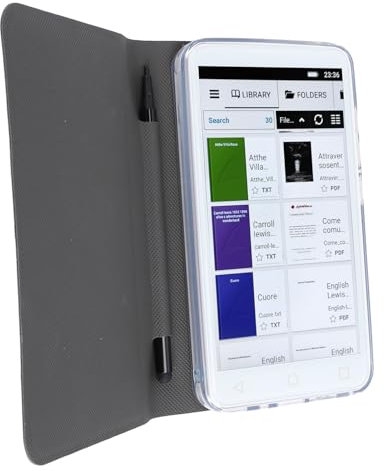 5 -Zoll -E -Book -Leser, Android 5.1 Elektronischer Buchleser, 2 GB RAM 16 GB ROM, LCD -Touchscreen -Display EPAPER Note Nehmen Sie Tablet für PDF EPUB EPUB3 MOBI
