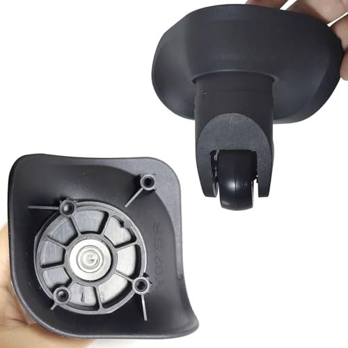 Kofferrollen Ersatzrollen Ersatzräder für Koffer Reparatur 360°Drehbare Koffer Ersatzrollen mit 4 Befestigungslöchern Luggage Wheels for Suitcase (L041-S-2)