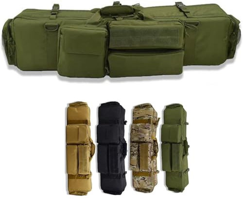 Waffentasche fiur Langwaffen,Outdoor Schulter Rucksack M249-Gewehr-Gewehr-Beutel SchießenAufbewahrungsbehälter,Taktische Waffentasche Armee Airsoft(Size:100cm,Color:B)