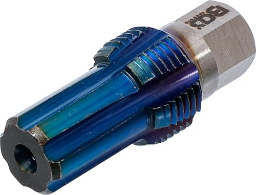 BGS 74634 | Gewindeschneider mit Führungsbolzen | für Sensoren | M20 x 1,5 | HSS-Stahl | Antriebsprofil Außensechskant 13 mm | kurze Ausführung | für NOX- und Partikelfiltersensoren