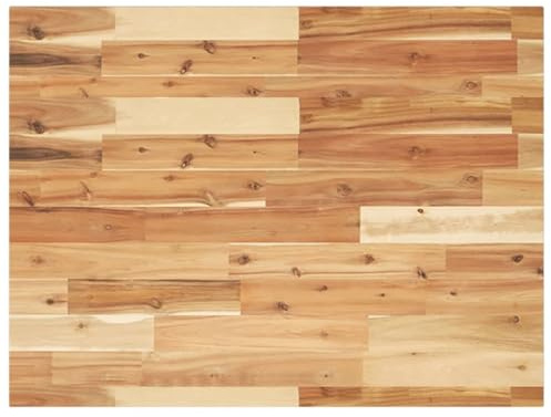 Ordellia Lavabo de madera de acacia 80 x 60 x 2 cm con revestimiento de aceite, superficie de madera maciza, versátil como estante para baño, mueble de baño, inodoro de invitados, resistente y fácil
