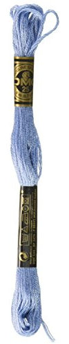 DMC 117-794 Baumwollseide, 6 Stränge, hellkornblau, 8,7 m