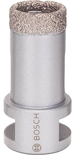 Bosch 1x PRO Multi Material Diamanttrockenbohrkronen für 22,23‑mm-Bohrung und kleine Winkelschleifer (für Fliesen, Harte Fliesen, Ø 25 mm, Professional Zubehör Kleiner Winkelschleifer)
