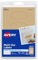 Avery Mehrzweck-Etiketten, Kraftpapier, braun, oval, 3,8 x 5,4 cm, 24 Stück (40151)