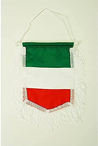 AZ FLAG - Wimpel Italien - 15x10 cm - Italienische Mini Flagge 10 x 15 Cm - Auto Pennant Spezielle Auto