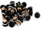 sourcing map 30Stk. 5.5mm x 2.1mm DC Stromversorgung Netzsteckdose Stecker Buchse Schwarz de